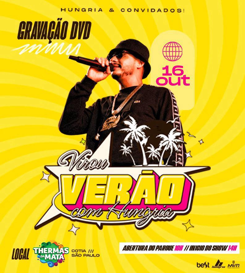 Hungria grava DVD no Thermas da Mata com Léo Santana e mais