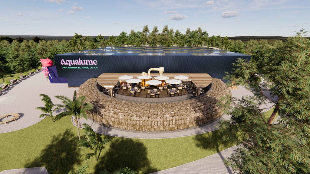 Aqualume: conheça a nova experiência aquática do Thermas da Mata